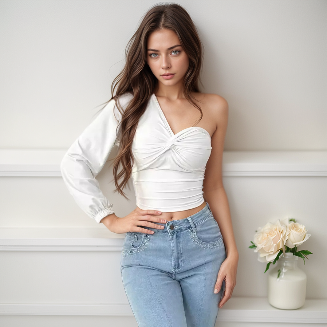‏Snow Pearl Top